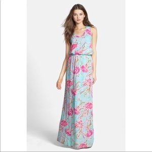 Lilly Pulitzer Maxi Mills Racerback Dress
